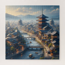 Kyoto Japan Landscape Travel Vintage