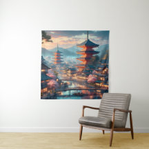 Kyoto Japan Landscape Travel Vintage