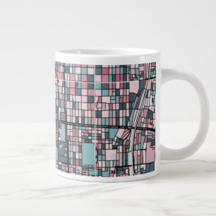 Kyoto Japan Map Giant Coffee Mug