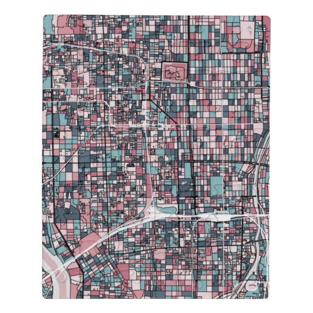 Kyoto Japan Map Jigsaw Puzzle (Puzzle Vertical)