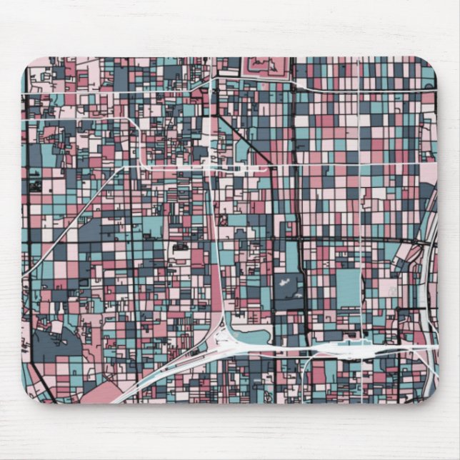 Kyoto Japan Map Mouse Pad (Front)