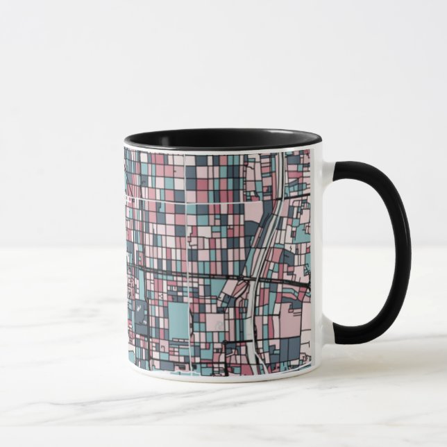 Kyoto Japan Map Mug (Right)
