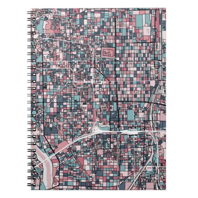 Kyoto Japan Map Notebook (Front)