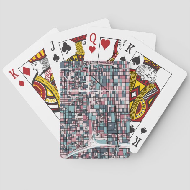 Kyoto Japan Map Poker Cards (Back)