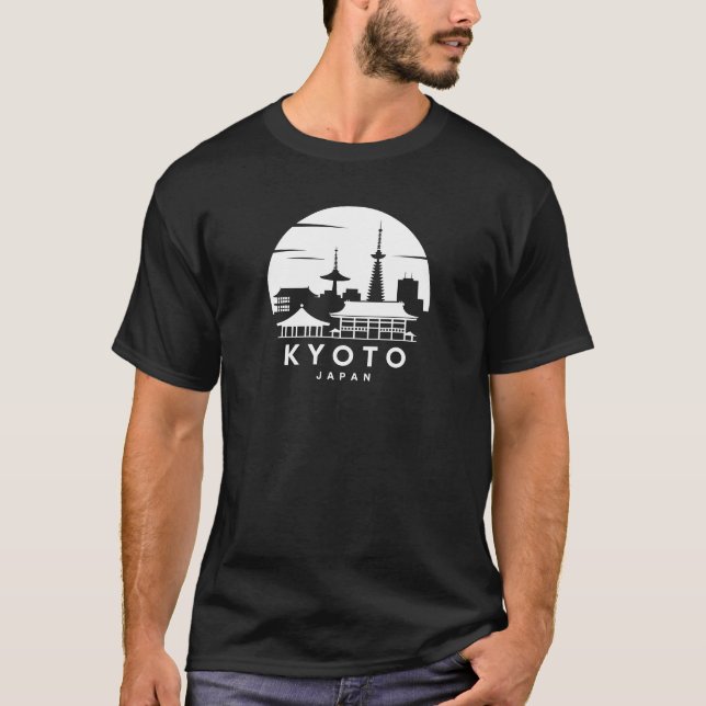 Kyoto Japan Skyline T-Shirt (Front)