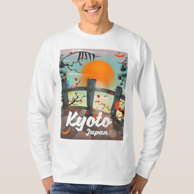 Kyoto Japan travel poster T-Shirt (Front)