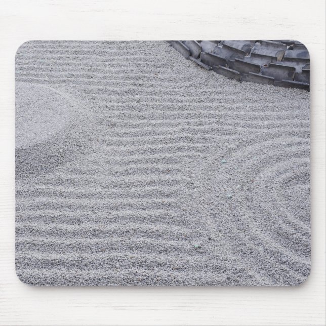 Kyoto, Kodai-ji Temple, Raked Sand Patterns Mouse Pad (Front)