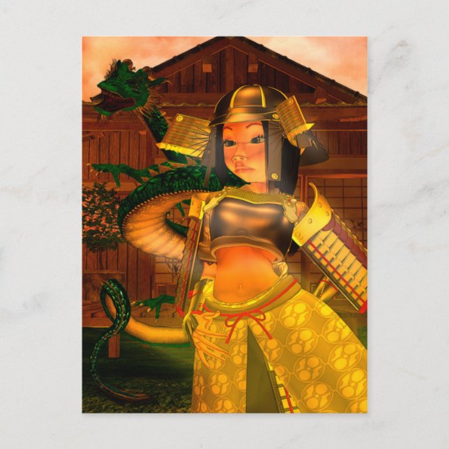 Kyoto Oriental Fantasy Art Postcard (Front)