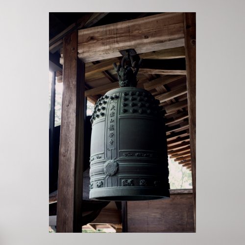 KYOTO TEMPLE BELL 15th C Poster