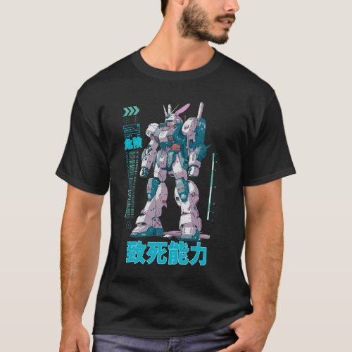 Kyoto Warrior Mech Design T_Shirt