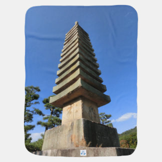 Kyoto's famous spots baby blanket