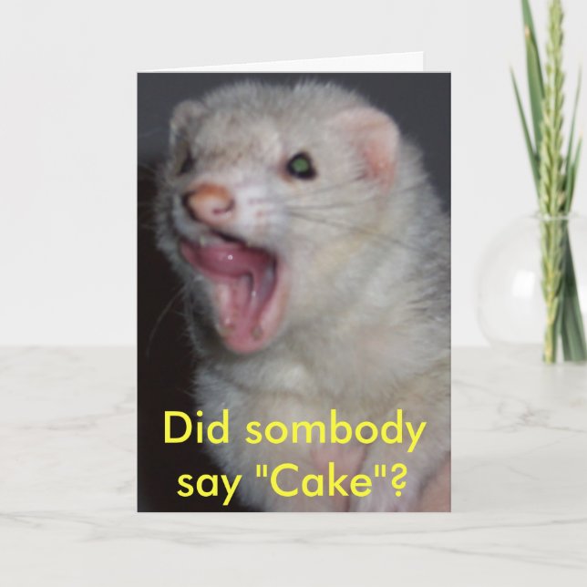 Kyra the Ferret Card (Front)