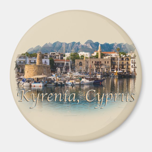 Kyrenia, Cyprus: Harbor Magnet (Front)