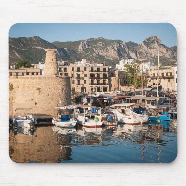 Kyrenia Harbor Northern Cyprus Mouse Pad (Front)