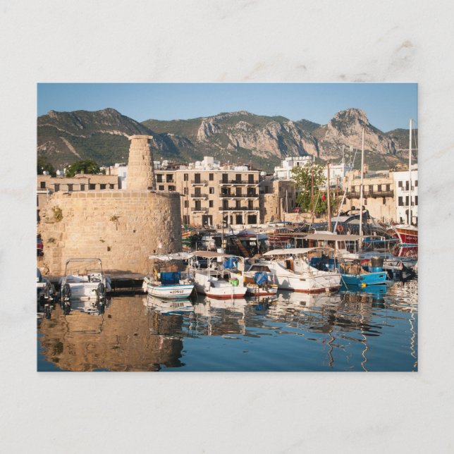 Kyrenia Harbor Northern Cyprus Postcard (Front)