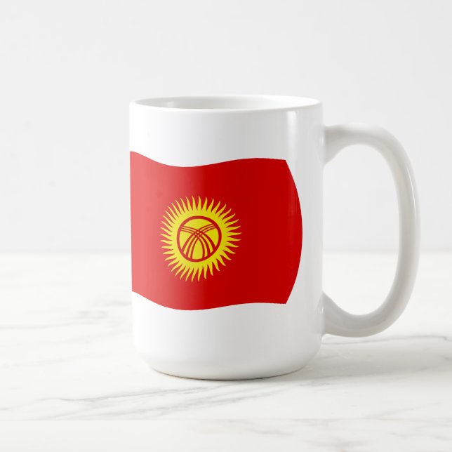 Kyrgyz Republic Flag Mug (Right)