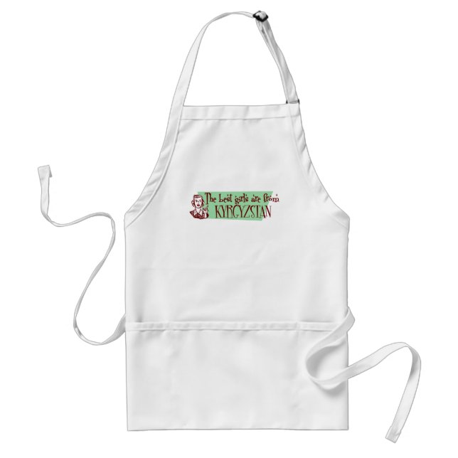 KYRGYZSTAN ADULT APRON (Front)