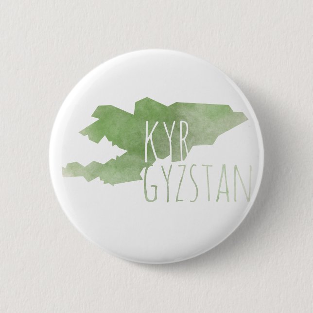 Kyrgyzstan Button (Front)