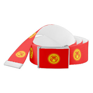 Kyrgyzstan Flag Belt