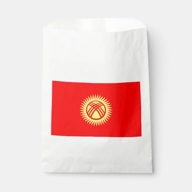 Kyrgyzstan Flag Favor Bag (Front)