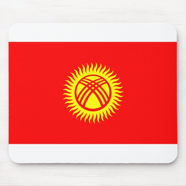 Kyrgyzstan Flag Mouse Pad (Front)