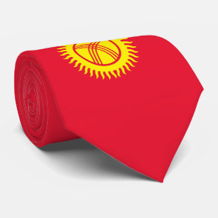 Kyrgyzstan Flag Neck Tie