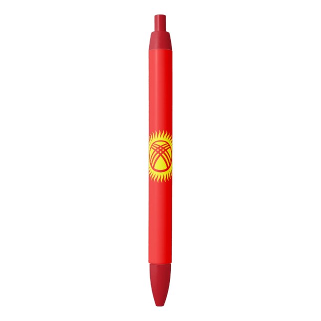 Kyrgyzstan Flag Pen (Front Vertical)