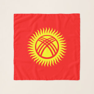 Kyrgyzstan Flag Scarf