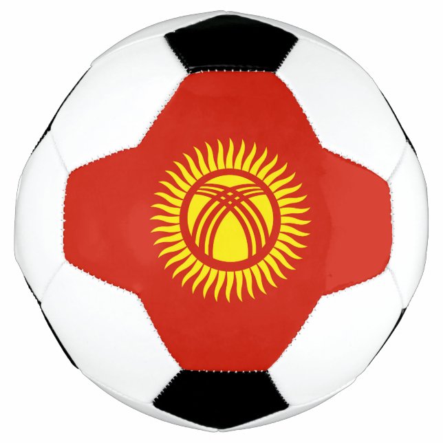 Kyrgyzstan flag soccer ball (Front)