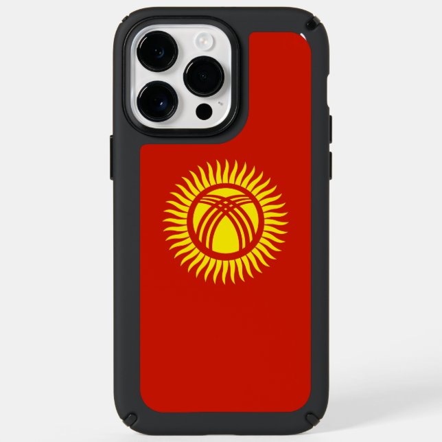 Kyrgyzstan flag speck iPhone case (Front)