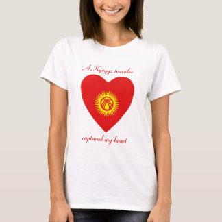 Kyrgyzstan Flag Sweetheart T-Shirt