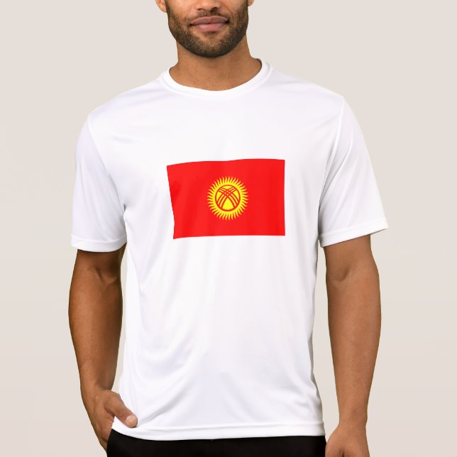 Kyrgyzstan Flag T-Shirt (Front)