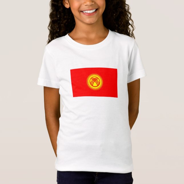 Kyrgyzstan Flag T-Shirt (Front)