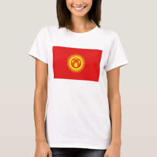 Kyrgyzstan Flag x Map T-Shirt