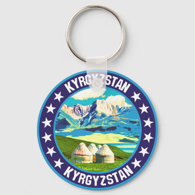 Kyrgyzstan                                         keychain (Front)