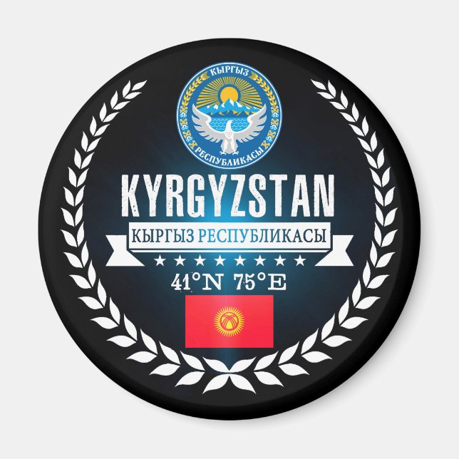 Kyrgyzstan Magnet (Front)