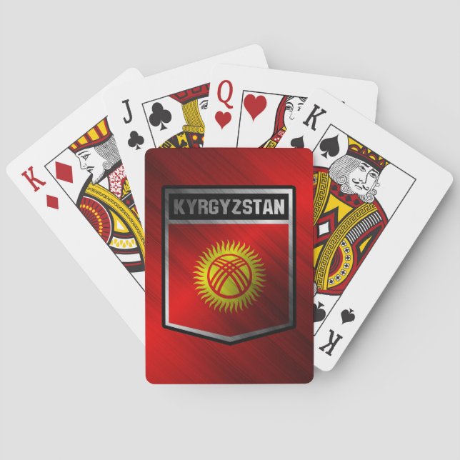 Kyrgyzstan Poker Cards (Back)