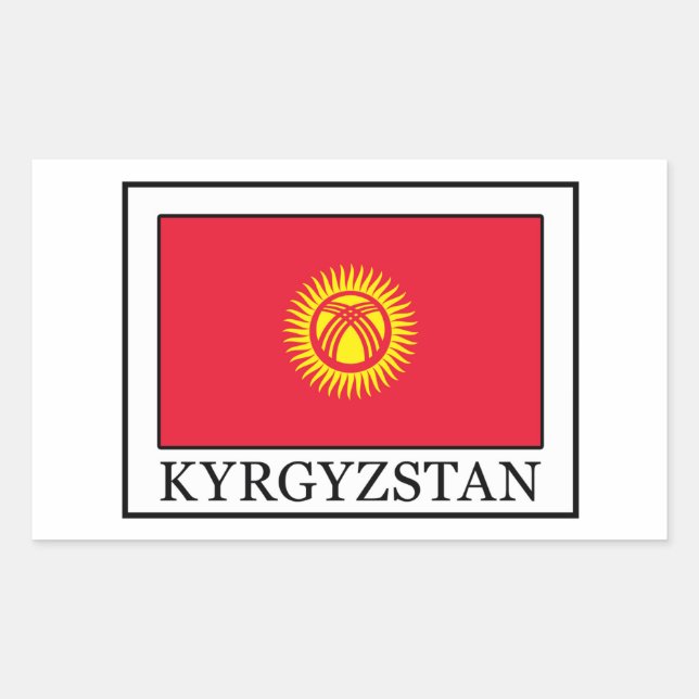 Kyrgyzstan sticker (Front)