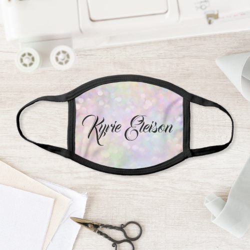 Kyrie Eleison Color Therapy Holographic Covid_19 Face Mask