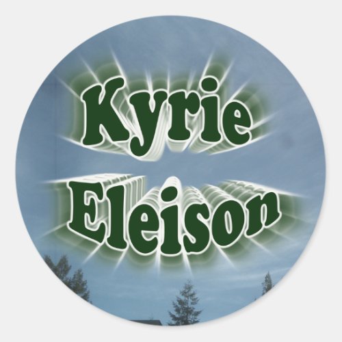 Kyrie Eleison Sticker