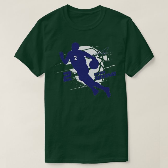 Kyrie Irving Dallas Silhouette TShirt (Design Front)