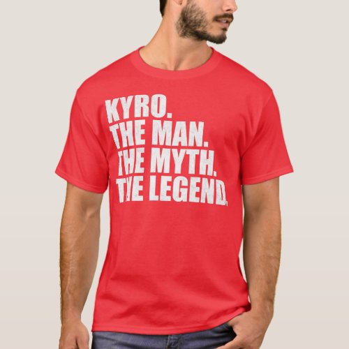 KyroKyro Name Kyro given name T_Shirt