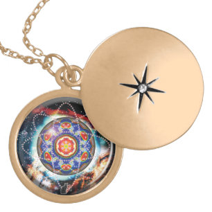 Kyron Orbz Kaleid Gold Plated Necklace