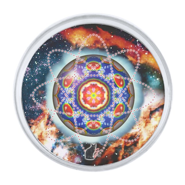 Kyron Orbz Kaleid Lapel Pin (Front)