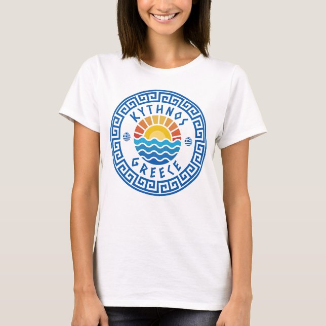 Kythnos, Greece - Sunshine And Sea Women's T-Shirt (Front)