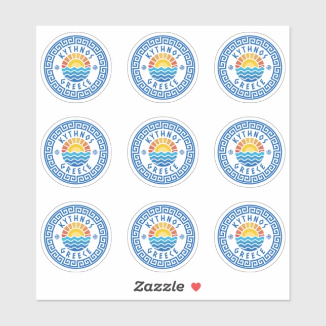 Kythnos Island, Greece Multiple Pack Sticker (Sheet)