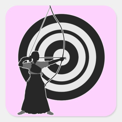 Kyudo2 Square Sticker