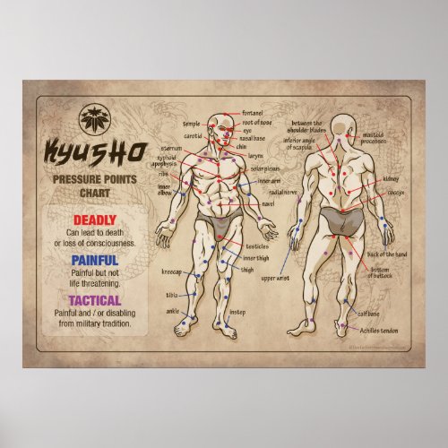 Kyusho _ Human Body Pressure Points Chart