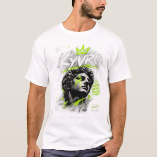 KYVRO Neon Graffiti Streetwear T-Shirt