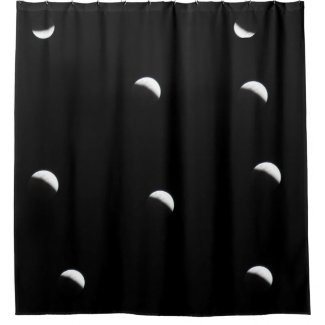Kzaiz Full Moon Shower Curtain